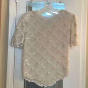 Vintage beaded blouse